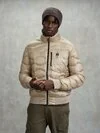 Blauer - DANIEL WAVE DOWN BOMBER JACKET - Beige 301 - Blauer