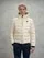 Blauer - PIUMINO CON CAPPUCCIO ACTON - White 129 Int. Beige 301 - Blauer