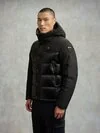 Blauer - NYLON AND NEOPRENE DOWN JACKET BROOK - Black - Blauer