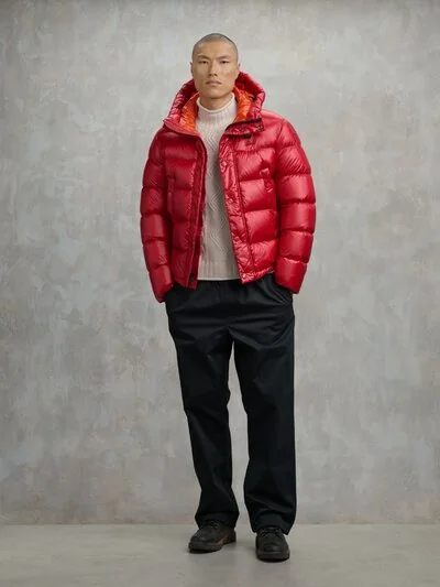 Outerwear's Down Jacket Striped Clipper | Blauer ®
