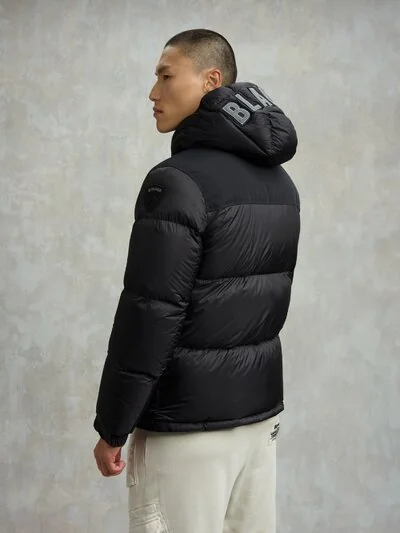 90sUSA製Blauer中綿3MThinsulateダークネイビーXL短丈 Blauer - Down 