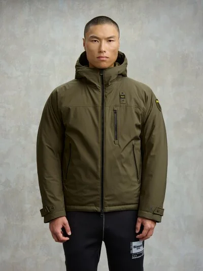 DOWN JACKET IN NEOPRENE WITH POCKET UPTON