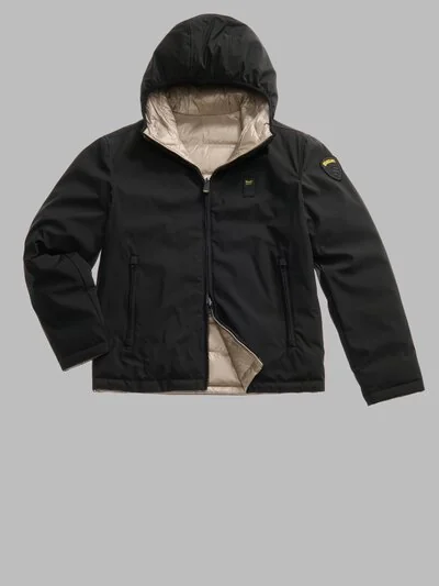 BALLARD REVERSIBLE NYLON NEOPRENE DOWN JACKET_1