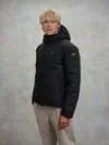 Blauer - BALLARD REVERSIBLE NYLON NEOPRENE DOWN JACKET - Black - Blauer