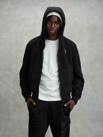 CHISWICK FLEECE AND NYLON JACKET_
