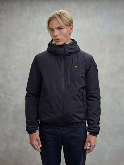 CHAQUETÓN CON INTERIOR EN ECO PIEL DEVON