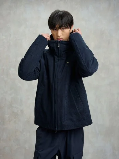 BLOUSON AUS SAMT HATCH