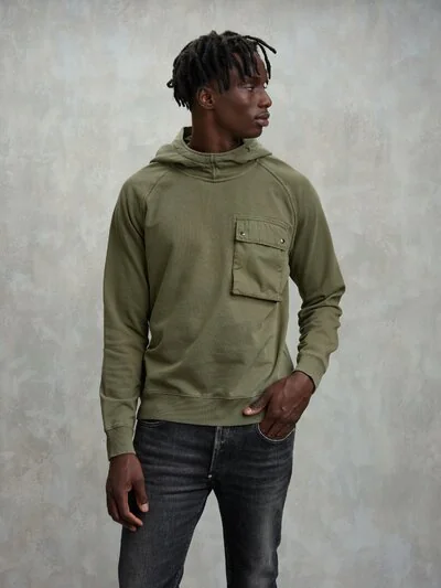 SUDADERA TEÑIDA EN PRENDA OYSTER