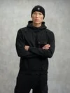 Blauer - SUDADERA TEÑIDA EN PRENDA OYSTER - Black - Blauer