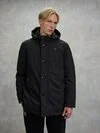 Blauer - PARKA MIT ABNEHMBARER KAPUZE CHESTER - Black - Blauer