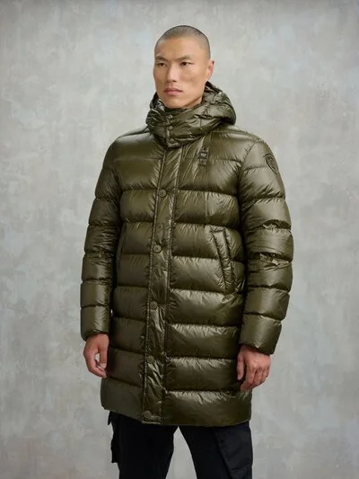 LONG DOWN JACKET WITH HOOD CARVER