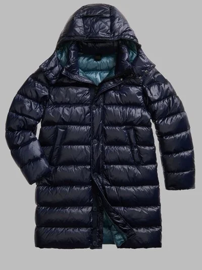 LONG DOWN JACKET WITH HOOD CARVER_1