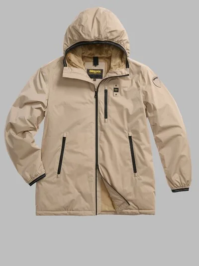 TAPED JACKET WITH ECO FUR JARVIS_1