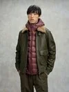 Blauer - BOMBER WITH FUR COLLAR CHEITON - Wood Green - Blauer