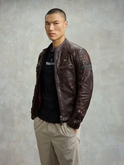 BALSAM MULTI-POCKET BIKER - Blauer