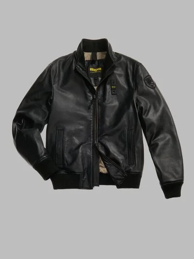 PETREL SOFT LEATHER BOMBER_1