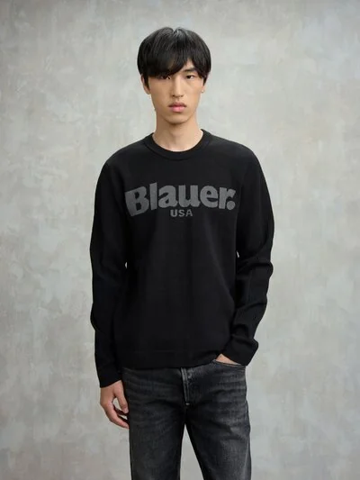 RIBBED DETAIL SWEATER ALLEYNE - Blauer