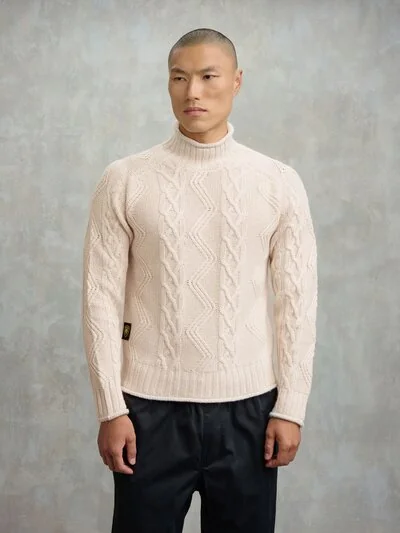 MENDELL CABLE KNIT SWEATER - Blauer