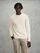 Blauer - BABSON GATHERED NECK SWEATER - White - Blauer