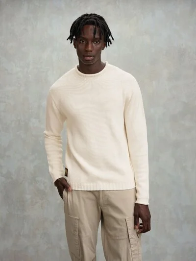 BABSON GATHERED NECK SWEATER_