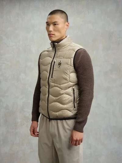 LIGHTWEIGHT WAVE-QUILTED VEST COPLEY - Blauer