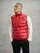 Blauer - DUKE MANDARIN COLLAR VEST - Red Bloode - Blauer
