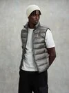 Blauer - MANDARIN COLLAR VEST DUKE - Anthracite - Blauer