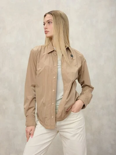 MESH-LINED SHIRT SHIRLEY