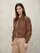 Blauer - BOMBER NYLON AND NEOPRENE LAURIE - Brown 30A - Blauer