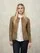 Blauer - BESTICKTE KURZE JACKE QUEEN - Hazelnut - Blauer