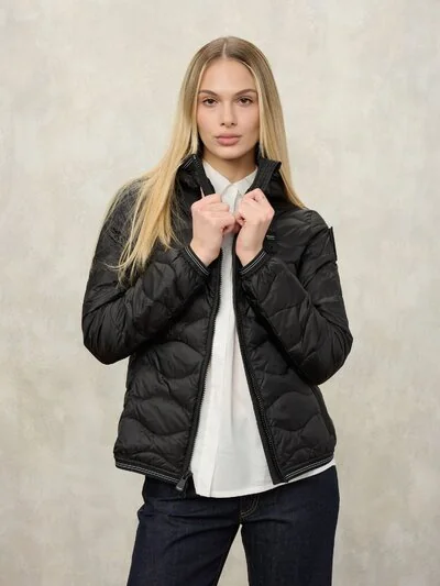 DOWN JACKET WITH HOOD CAMELIA