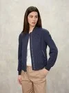 Blauer - BOMBER IN ELASTICIZED NYLON DEVINE - Blue - Blauer