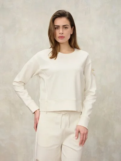 FELPA CON PROFONDA ZIP ARCADIA