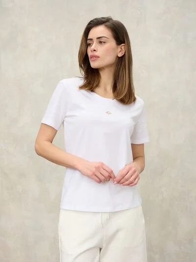 ФУТБОЛКА С МИНИМАЛЬНЫМ ЛОГОТИПОМ PUMPIES