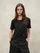 Blauer - ФУТБОЛКА NODO LYOCELL HAYDN - Black - Blauer