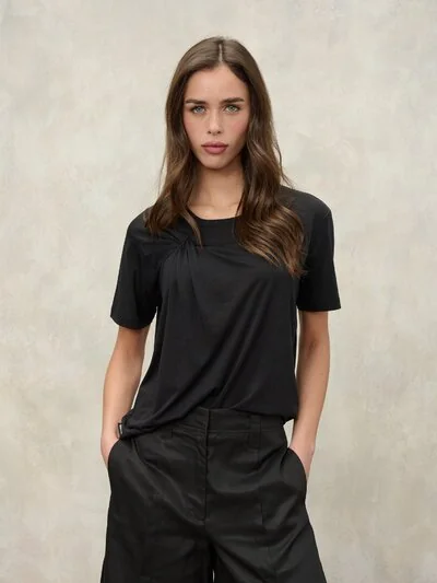 T-SHIRT KNOTEN LYOCELL HAYDN