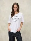 T-SHIRT BEADED AND RHINESTONE MILLET - Zoom