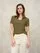 Blauer - T-SHIRT LINEN KERSHAW - Green 60H - Blauer