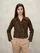 Blauer - CHERRY SUEDE STUDDED JACKET - Turkish Coffe - Blauer