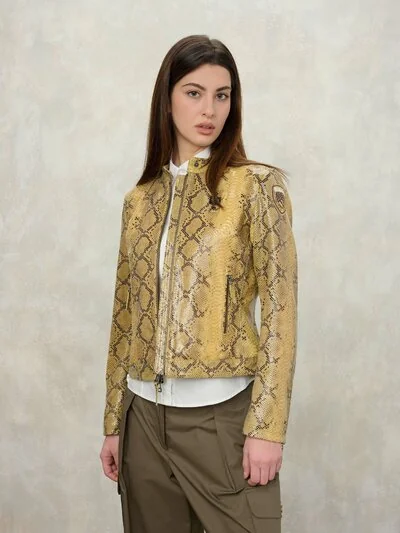 PYTHON-TEXTURED BIKER ELINOR_