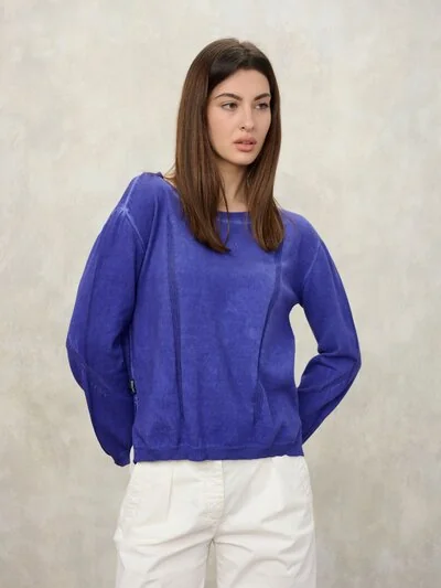 WIDE CREW NECKLINE SWEATER FID - Blauer