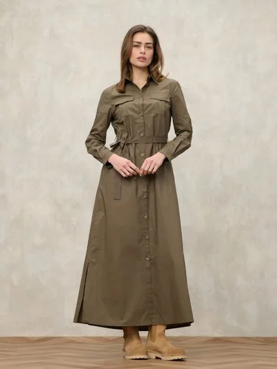 ROBE LONGUE AVEC MANCHES LONGUES THWING