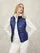 Blauer - WAVE QUILTED SLEEVELESS VEST VENICE - Blue 80D - Blauer