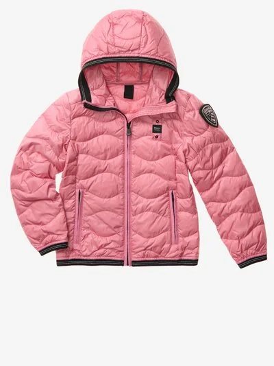 DOWN JACKET WITH HOOD LOWELL JUNIOR - Blauer