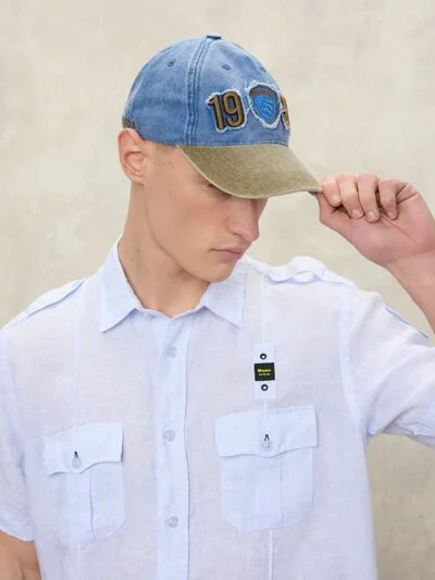 LANGDON DENIM CAP - Blauer