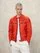 Blauer - DINGLEY BELLOWS BIKER JACKET - Lava - Blauer