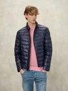 Blauer - DOWN JACKET WITH KOREAN COLLAR AUSTIN - Blue Inside Light Blue 80E - Blauer