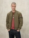 Blauer - TAPED SEAMS BOMBER WITH POCKET YOUNG - Green 60H - Blauer