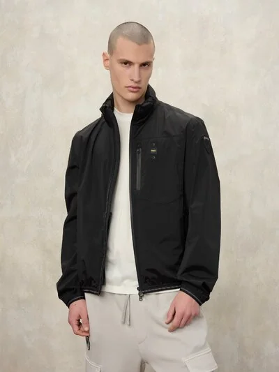 TAPED AND ELASTICIZED WINDBREAKER DEWAR_