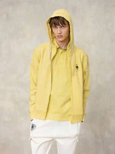 SWEATSHIRT MIT REISSVERSCHLUSSTASCHE CARDINTON